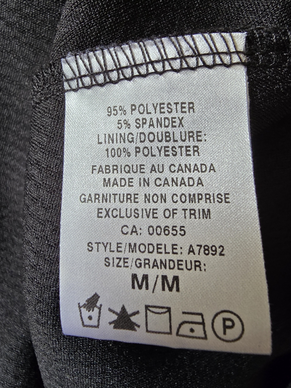 Reitmans Black Halter Neck A-Line Dress Textured Knit Size Medium - Picture 8 of 8